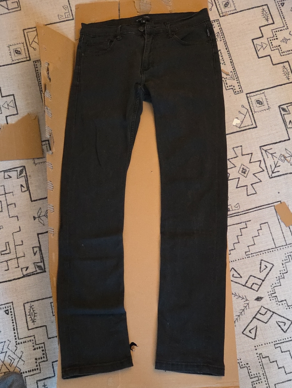 Horst Black Slim  Stretch Jeans 32x32